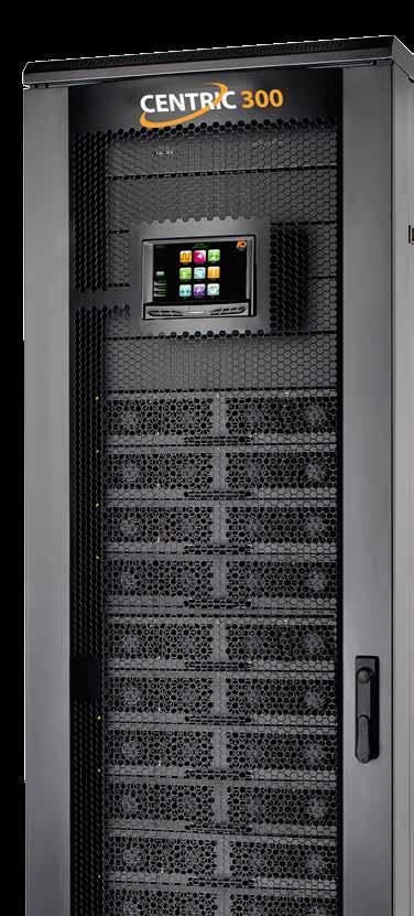 The Centric 300 system controller enhances data center management systems with its unique abilities: Built-in