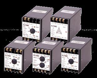 The relays have either a fixed 30mA or 300mA instantaneous trip point or a user adjustable trip point and time delay.