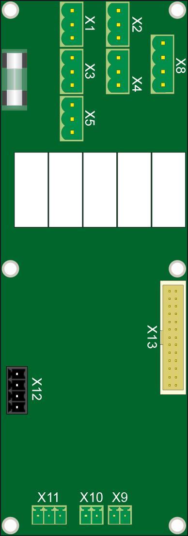 4 Connector Layout INTERNAL CONTROLLER
