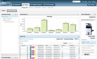 SyncThru Web Admin provides increased efficiency and productiv ity by allowing IT administrators, support staff and users to manage, monitor and diagnose multiple printing devices