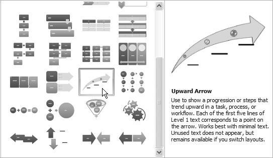 Exercise Insert and Format a SmartArt Graphic (continued) 7.