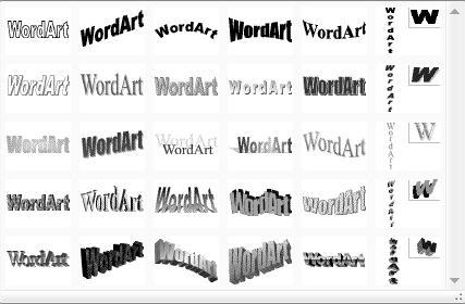 WordArt Is Changing WordArt in Microsoft Word The old familiar WordArt gallery still exists in Microsoft Word 2007. However, some of the.