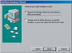 5. This completes the Add New Hardware Wizard click on Finish to complete the installation. 6. A Wave Device for Voice Modem may now be located by Windows. 7.