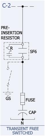 Optional ground switches provide a secondary means of capacitor discharge and ensure capacitors are discharged should a capacitor discharge