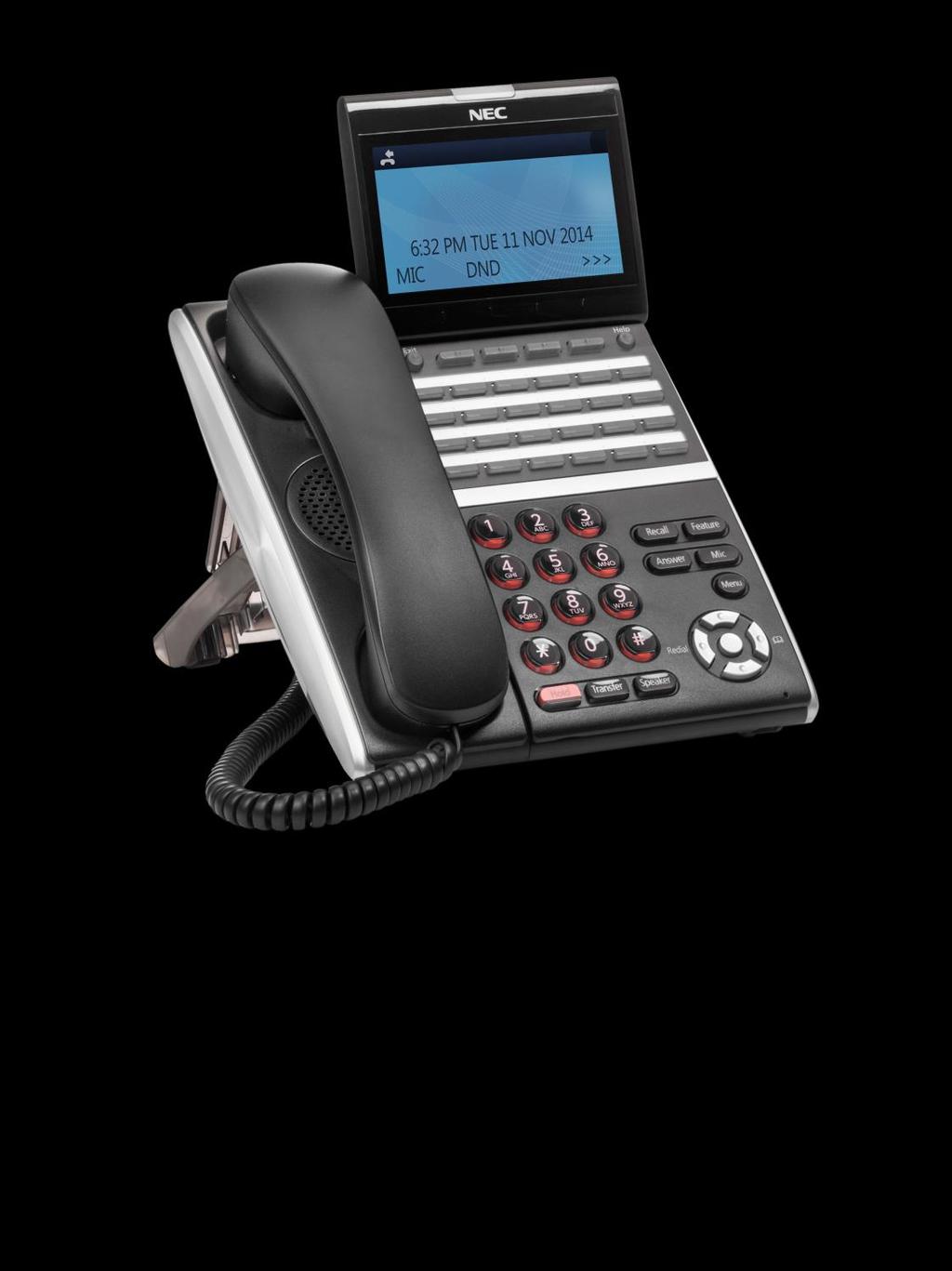UNIVERGE SV9500 A phone for every occasion Full colour or greyscale Time Date Extension name & number Caller ID Extensible with XML for application integration Message waiting indicator lamp Viewable