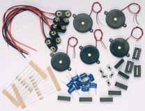structured homework assignments to support the work in class The component kits are supplied in multiples of and capacitors, buzzers and LEDs, switches and potentiometer and battery clips packs of 5,