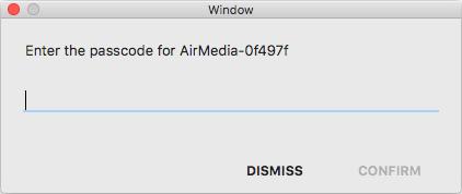 Run the AM-101 Client 1. Run the client application. The Enter Code (Enter Passcode on Mac) screen is displayed.