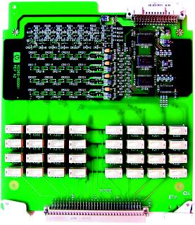 4 x 8 Matrix Switch Module HP N2262A The HP N2262A is a 4 x 8 matrix module, containing 32 cross points organized in a 4-row by 8-column configuration.