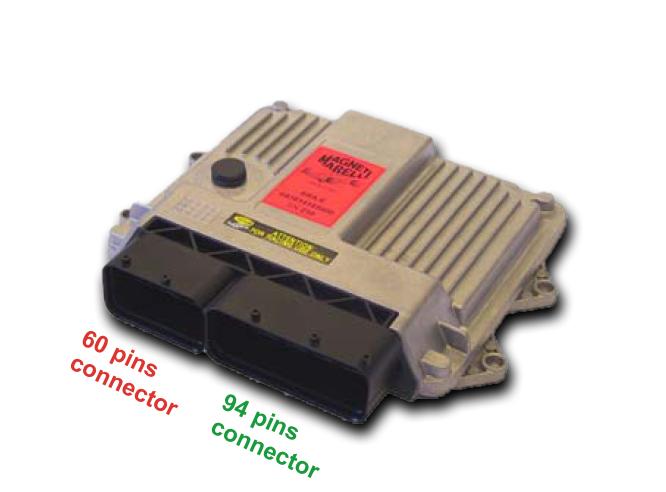 1Chapter 2 Marelli CAN Communication setup Magneti Marelli SRA ECU is equipped with a CAN communication setup used to communicate parameters to an external logger: it is shown here below.