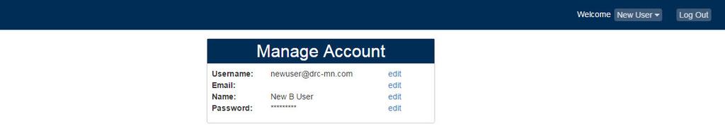 Working with edirect Managing Your Account Changing Your Password This topic describes how to change your password within edirect. This process applies to existing edirect users only.