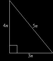 10) Find the length of one side of a right triangle if the length of the hypotenuse is 15 inches and the length of the other side is 1 inches.