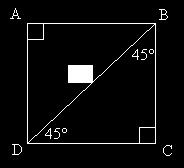 This is a right triangle with a 45 so it must be a 45-45 - 90 triangle. You are given that the hypotenuse is 4.