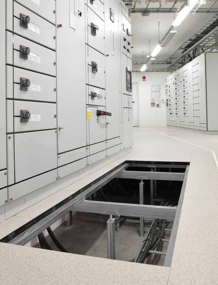 Iso Floor for Electrical Equipment Rooms The only