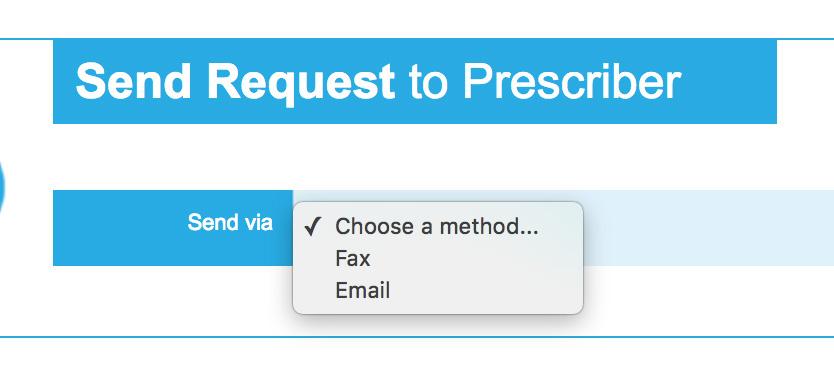 To email or fax a PA request to another health care provider, first open an existing request or create a new request and enter at least the patient s first and last name, and their date of birth.