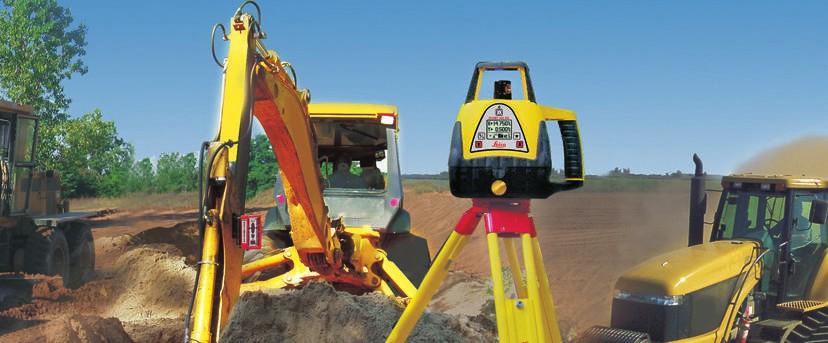 Reliable in General Construction Tough in Machine Control The Leica Rugby 320 SG/410 DG is perfect for general construction