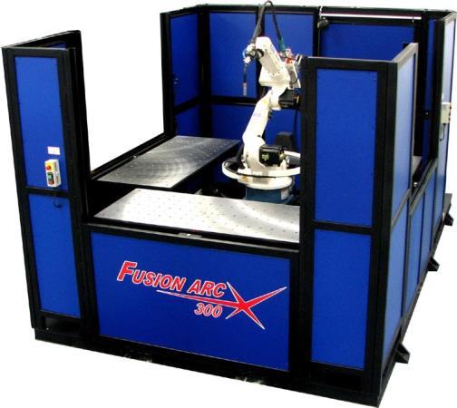 INVESTMENT RECAP Fusion Arc 180L Weld Cell including: Cell Dimensions: 10 6W x 15 0 L x 7 0 H Two A2PF-1000 Tilt/Rotate Positioners w/ Pedestals Ext Axis Cabinet, Co-Op Kit & 10m Cable w/ Transformer