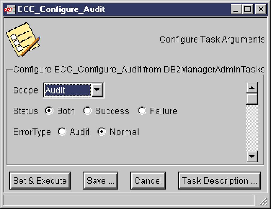 Additional Information: Each standard task has a unique task argument dialog box.