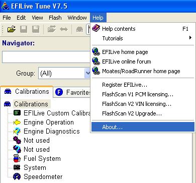 Important Please Read First This tutorial assumes you are running EFILive V7.5.5 Build 72 or later, please ensure you are running the latest software, free updates can be downloaded from http://www.