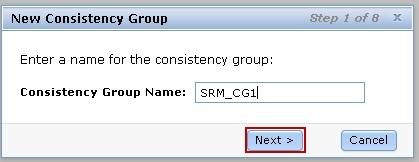 The following steps show how the test team configured the consistency group for the Global Mirror volumes in the lab solution test setup. 1.
