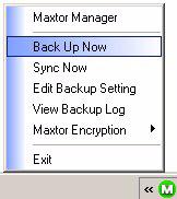 A Backup Progress window informs you of the progress of the manual backup and lets you know when the backup is complete: Figure 19: Manual Backup Complete Viewing