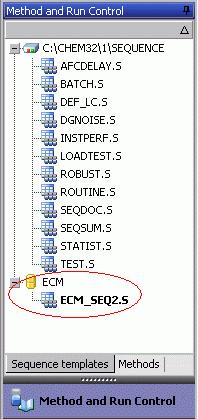 Getting started with ECM 3 Overview of the ChemStation ECM Integration Figure 9 ECM Nodes in ChemStation Online/Offline If a method