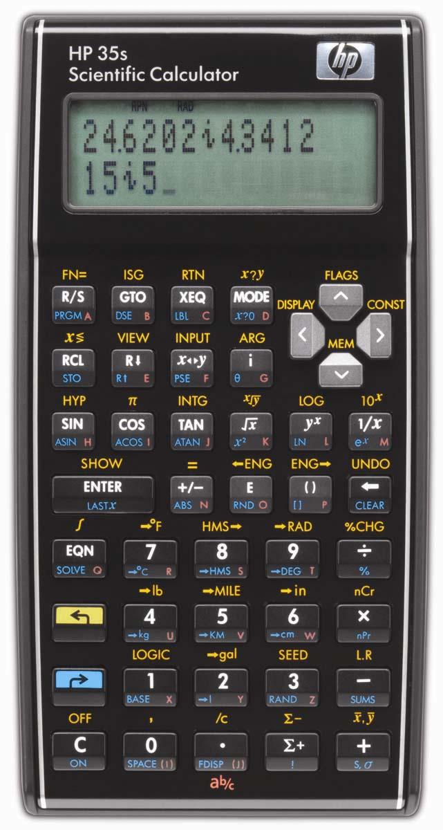 HP 35s Using Calculator Memories to Help Solve Problems
