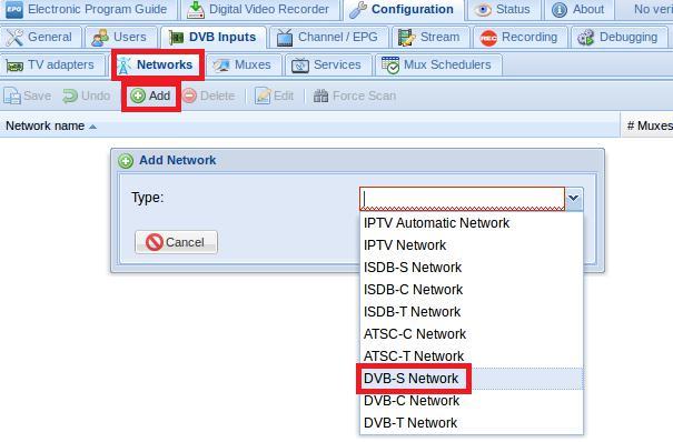 9.3 Log in Networks, set the right