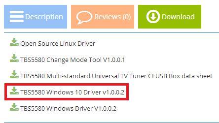 2)download and then unzip TBS 5580 Windows driver 3)Click TBS_5580_driver_setup, and then a new window will pop In order to