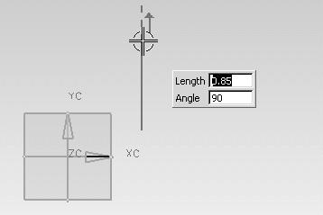 2-10 Parametric Modeling with UGS NX Step 3: Creating a Rough 2D Sketch The Sketch Curve toolbar provides tools for creating and editing the basic 2D geometry, construction tools such as lines and,