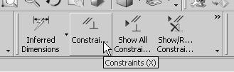 Inside the graphics window, click twice with the middle-mouse-button (MB2), or press the [Esc] key once, to end the Sketch Line command.