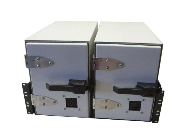 JRE 0814-2R-A 802.11a,b,g RF Shielded Test Enclosure $2695 Slim standing enclosure with shielded vents tests hot products Roomy 9.5 x 6.5 x 12.