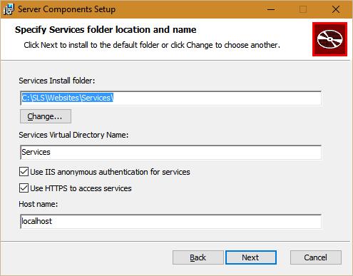 There is also an option to enable IIS anonymous authentication for services (default). Unchecking this option will result in windows authentication being used for the services.