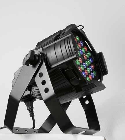 MULTIBEAM LED RGB ZOOM LIGHTING FIXTURES Separate RGB Color mixing Multibeam LED RGB ZOOM 10 x 3W Red, 16 x 3W Green, 10 x 3W Blue Zoom Beam Angle : from 7 to 48 Control by DMX512 protocol