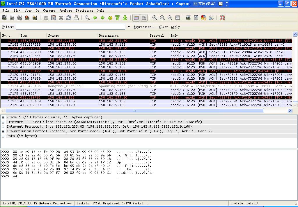 2.2 Work with packets captured by Wireshark In this part, we will look at the packets.
