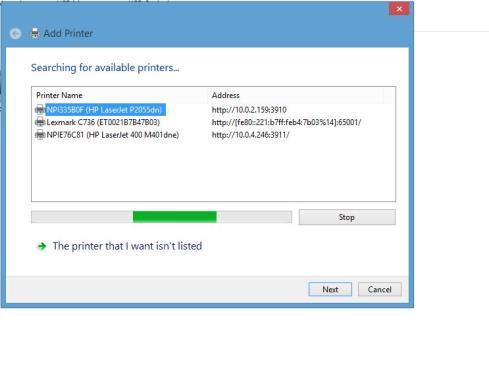 10. When the Devices and Printers page comes up click on Add Printer.