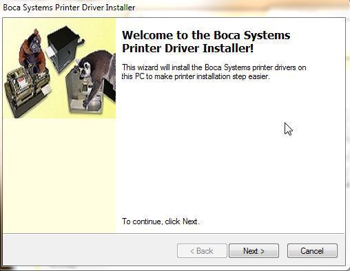 When the installer has finished putting the necessary driver files on your system, the below menu box will be