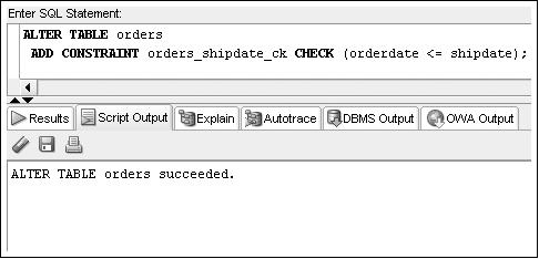 Using the CHECK Constraint Updates and additions