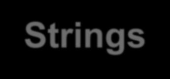 Strings are another form of abstract data type they are considered objects you can concatenate strings (just like with Python) String output = firstname +, + lastname; you can call String methods