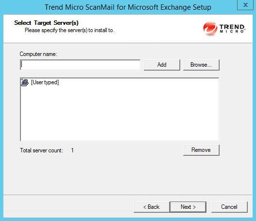 ScanMail for Microsoft Exchange 12.5 Installation an
