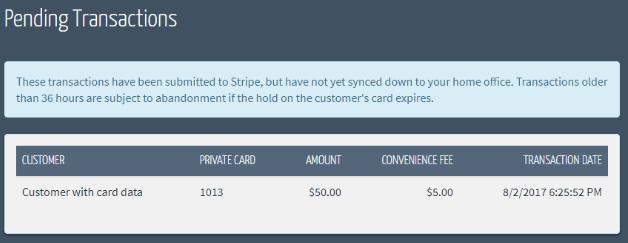 will be applied to all MyCardUpdate transactions, regardless of total. For example, if you set a $5 convenience fee, customers will be charged $5 on both a $10 transaction and a $100 transaction.