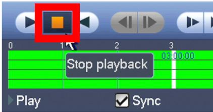 to playback for each channel.