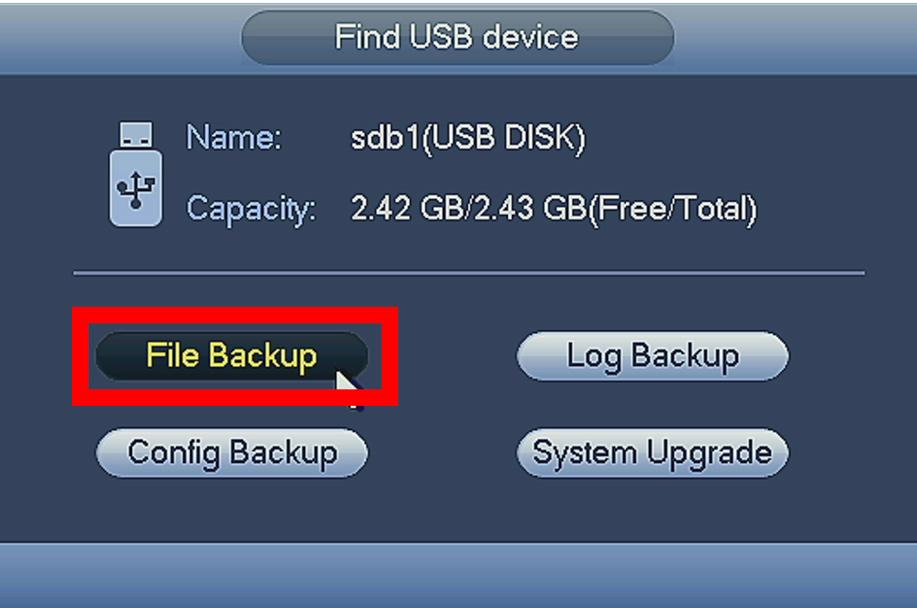 Backing Up Recordings A USB Flash Drive is required to make backups.