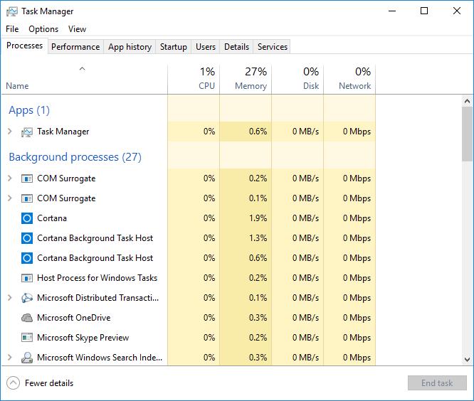 Lab Managing the Startup Folder in Windows 10 Step 2: Review computer setting in Task Manager. a. Open the Task Manager by right-clicking the Taskbar at the bottom of the desktop.