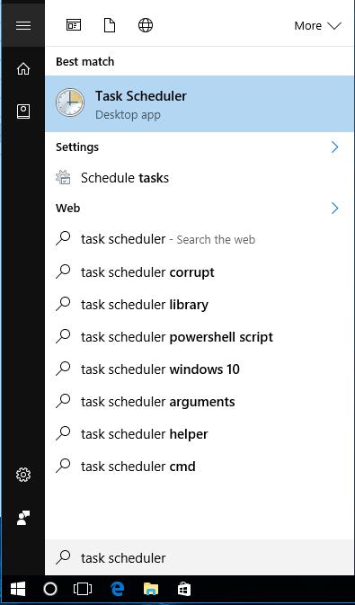 6.3.1.5 Lab - Task Scheduler in Windows 10 Introduction In this lab, you will schedule a task using the Windows 10 Task Scheduler utility.