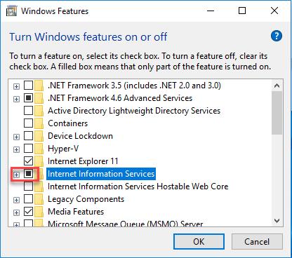 Lab System Restore in Windows 10 Step 3: Make changes to your computer. a. Right-click Start > Programs and Features > Turn Windows features on or off. b.
