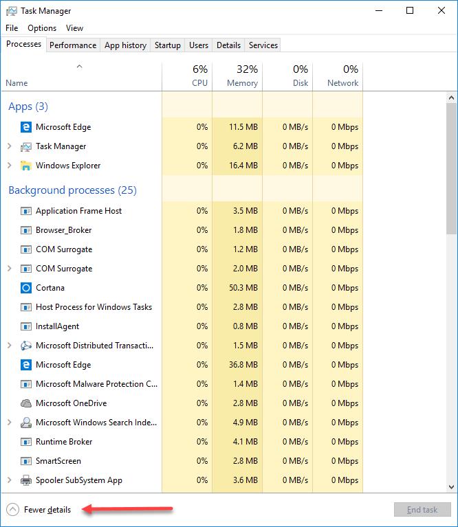 6.1.1.5 Lab - Task Manager in Windows 10 Introduction In this lab, you will explore Task Manager and manage processes from within Task Manager.