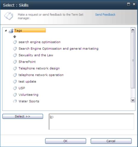 To edit a choice field method 2 1. Click into a choice field e.g. skills 2. Click the Tag symbol that appears to the right hand side of the property box A dialog box will open 3.