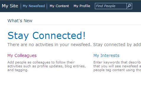 Adding colleagues When you add people as colleagues, you can follow their activities in your newsfeed, such as when they update their profiles. They are also added to your colleagues list.