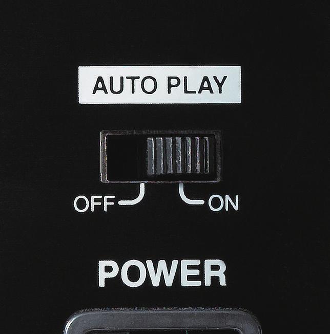AUTO PLAY: Automatic playback on Power ON The Auto Play feature enabled the CDR-01 to automatically play any audio program stored in the SD CARD,