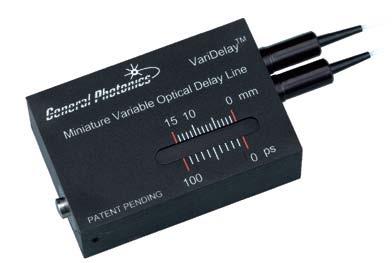 Section 2. Overview: General Photonics VDL-002 is a miniaturized variable optical delay line designed specifically for OEM applications. It provides precision optical path variation of up to 7.